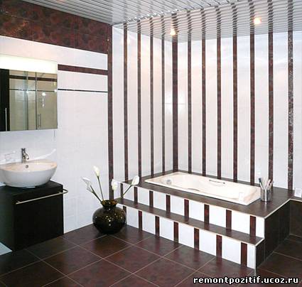 отделка ванной комнаты пластиковыми панелями