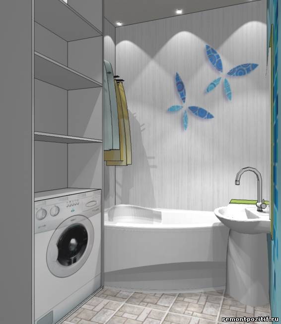 Дизайн маленькой ванной комнаты (с туалетом и без): фото, идеи