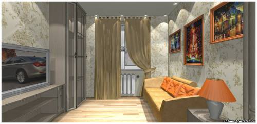 Дизайн современной гостиной комнаты