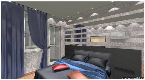 дизайн спальни в типовой квартире