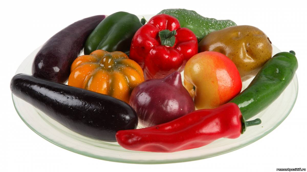 Муляж овощей и фруктов